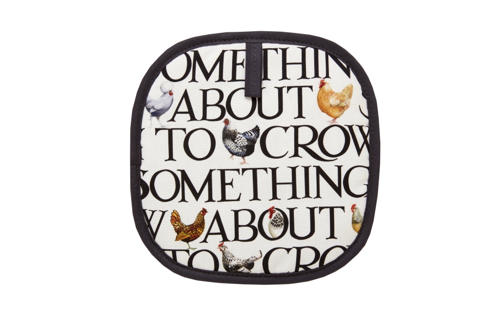 Hen & Toast Print Pot Grabs By Emma Bridgewater